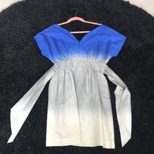 Calypso St. Barth Blue and silver dress